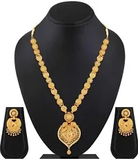 Stylish Golden Brass Jewellery Set For Women Pair Of 2-thumb1