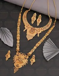 Stylish Golden Alloy Jewellery Set For Women-thumb3