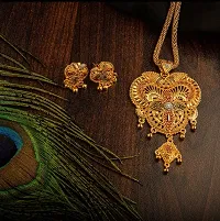 Stylish Golden Alloy Jewellery Set For Women-thumb2