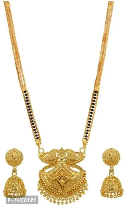 Stylish Golden Alloy Jewellery Set For Women