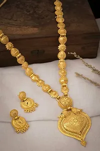 Stylish Golden Alloy Jewellery Set For Women-thumb1