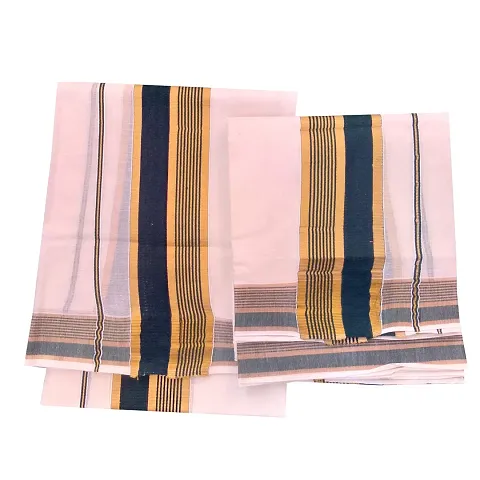 kerala saree set mundu 2x3 bottle glod 2 mtr, 2.5 mtr