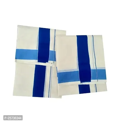 Women's Handloom Cotton Set Mundu Kerala Saree (set001)-thumb0