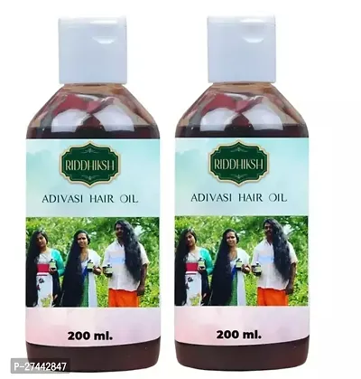 Adivasi Herbal Hair Oil For Hair Growth And Hair Fall Control Pack Of 2 (200 Ml)