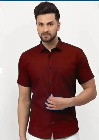 Hot Selling Cotton Short Sleeves Casual Shirt 