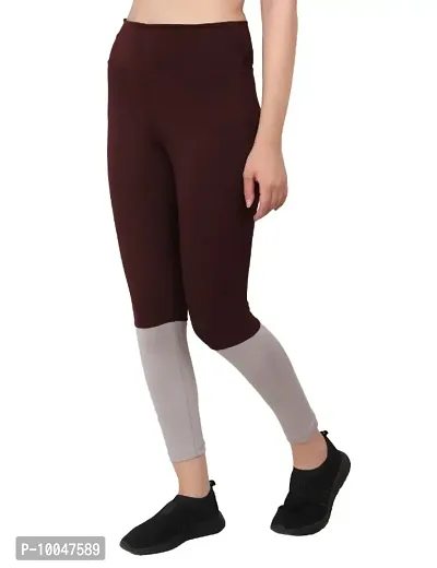 Combo of 2 Ankle Length Yoga Pant Tights For Women-thumb2