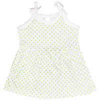 Butunu Polka Dot Printed New Born Baby Kids Girls Infant Cotton Shoulder Open Cut Sleeves Short Frock Dress Set Pack of 2 (Multi1, 9_Months)-thumb4