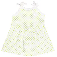 Butunu Polka Dot Printed New Born Baby Girls Infant Cotton Shoulder Open Cut Sleeves Short Frock Dress Set Pack of 2 (Multi2, 6_Months)-thumb4