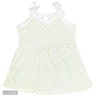 Butunu Polka Dot Printed New Born Baby Kids Girls Infant Cotton Short Frock Dress Set Pack of 3-thumb4