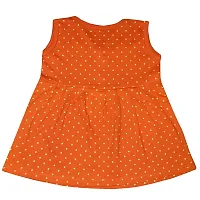 KIDEEZGUILD... Polka Dot Printed New Born Baby Kids Girls Infant Cotton Cut Sleeves Full Sleeves Sleeveless Short Frock Dress Set Pack of 2 (3-6 Months, MULTICOLOR3)-thumb3