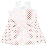 Butunu Polka Dot Printed New Born Baby Kids Girls Infant Cotton Short Frock Dress Set Pack of 3-thumb4