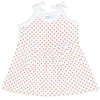 Butunu Polka Dot Printed New Born Baby Kids Girls Infant Cotton Short Frock Dress Set Pack of 3-thumb3
