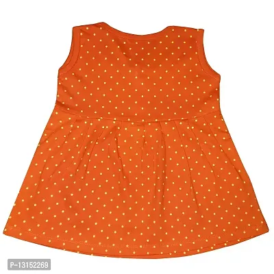 Butunu Polka Dot Printed New Born Baby Kids Girls Infant Cotton Short Frock Dress Set Pack of 3-thumb4