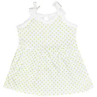 Butunu Polka Dot Printed New Born Baby Kids Girls Infant Cotton Short Frock Dress Set Pack of 3-thumb4