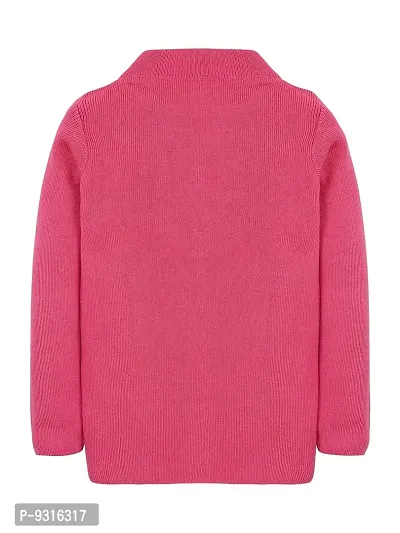 RVK Unisex Kids Boys Girls Super Soft Acrylic Sweater (34, HOT Pink)-thumb3
