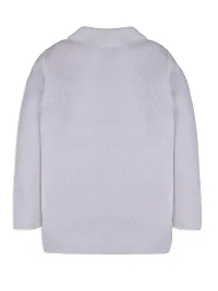 RVK Unisex Kids Boys Girls Super Soft Acrylic Sweater (34, White)-thumb2
