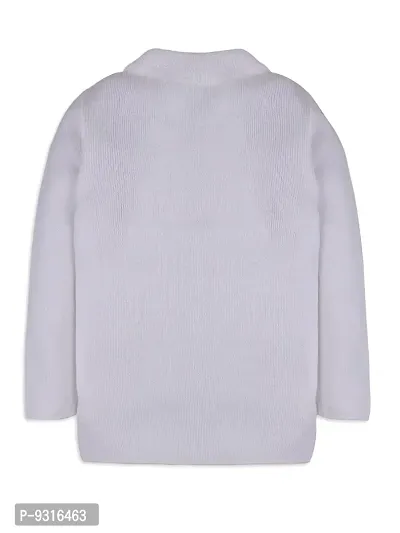 RVK Unisex Kids Boys Girls Super Soft Acrylic Sweater (34, White)-thumb3