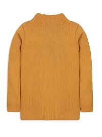 RVK Unisex Kids Boys Girls Super Soft Acrylic Sweater (34, Mustard)-thumb2