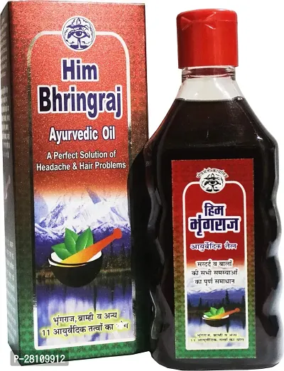 BHIMSENI KARYALAY  Him Bhringraj Ayurvedic Oil 200ml.