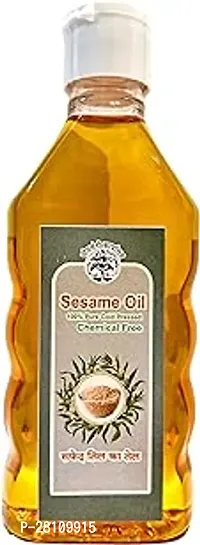 BHIMSENI KARYALAY Revitalize  Shine: Pure Sesame Hair Oil for Strong and  Lustrous Hair