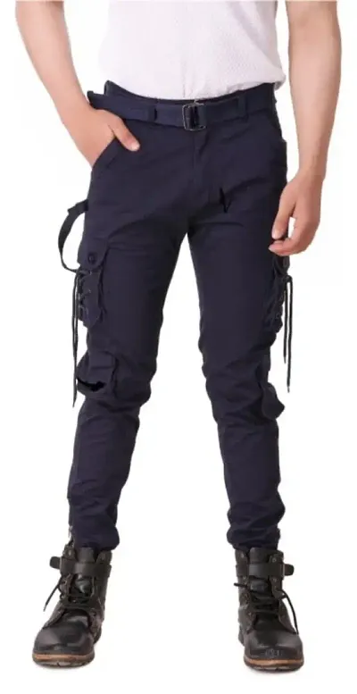 Buy Ripstop Black Cargo Pants Online – Urban Monkey®