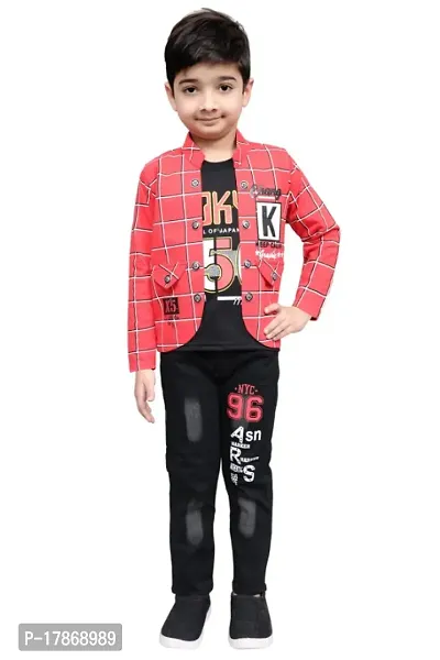 Kids 3Pc Party Wear Set for Boys