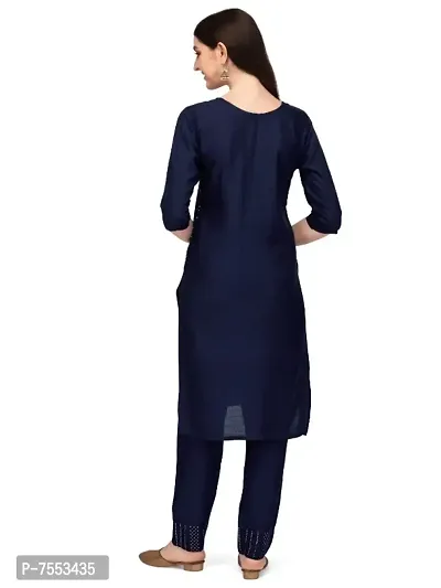 Trendy Designer Rayon Fabric Sequence Work Kurtis With PAnt-thumb3