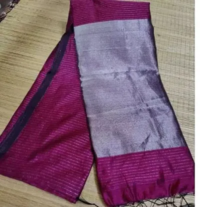 Attractive Cotton Saree with Blouse piece 