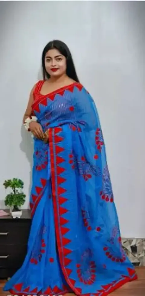 Stylish Silk Saree with Blouse piece For Women