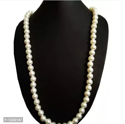 Stylish White Pearl   Chains For Women