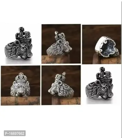 NEERAJYOTI Lion crown ring-thumb2