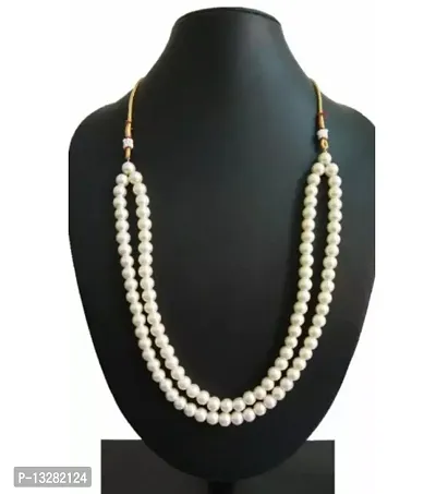 Stylish White Pearl   Chains For Women