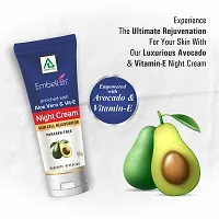 Aplomb Embellish Night Cream 50 gm for Skin Repair and Renewal Vitamin E Infused for Smooth, Supple Skin |Nourishes Deeply Hydrates and Restors Facial Moisture-thumb2