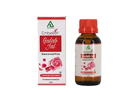 APLOMB Embellish Pure Natural Gulab Jal for Skin Cleansing and Toning | Drinkable- relieves Stress  Anxiety| A Refreshing Skin Hydrater | with No Paraben for -60ml Pack of 2-thumb4