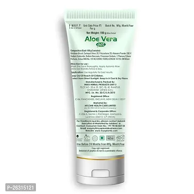 APLOMB Embellish Pure and Natural Aloe Vera Gel Moisturises, Nourishes and Hydrates the Skin for Face  Hair (100g)-thumb2