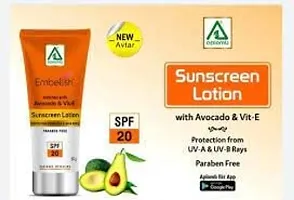 Aplomb Embellish Natural Sunscreen Lotion UVB Protection, Water Resistant Sunscreen for Men  Women-thumb1