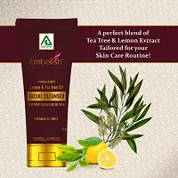 Aplomb Embellish Facial Cleanser for Deep Pore Cleansing | Removes Makeup  Impurities | For Soft and Glowing Skin | Enriched with Lemon  Tea Tree Oil | Paraben Free- 50gm - PACK OF 2-thumb2