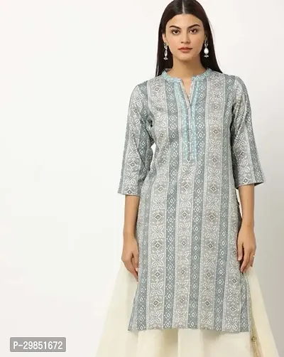 Stylish Multicoloured Cotton Kurta For Women