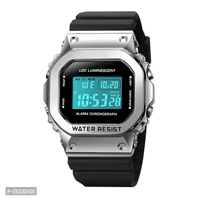 Stylish Black Plastic Digital Watches For Men