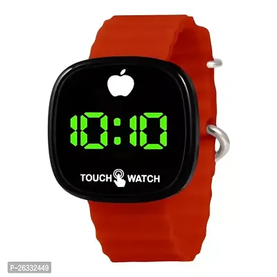 Stylish Red Silicone Digital Watches For Men