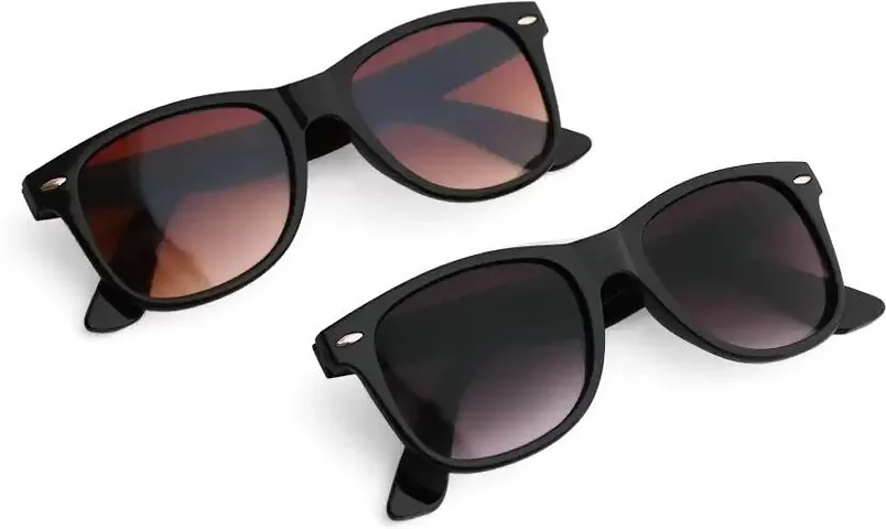 Fabulous Plastic Sunglasses For Men and Women Pack Of 2