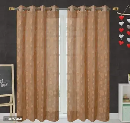 Unique Homes Net Door Curtain Set / Window Curtain Set ( Pack Of 2 )-thumb0