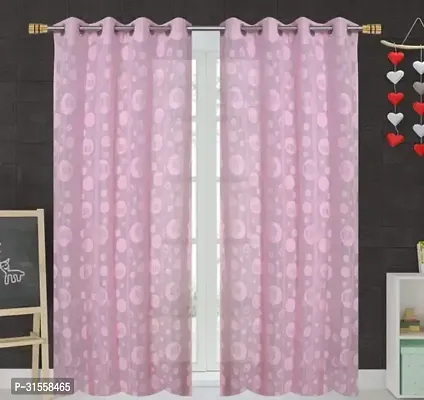 Unique Homes Net Door Curtain Set / Window Curtain Set ( Pack Of 2 )-thumb0