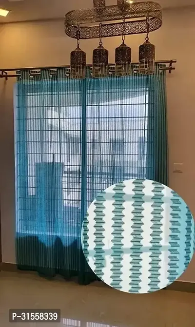 Unique Homes ll Stylish Net Fabric 2 Piece ll Designer Curtain || Good Quality