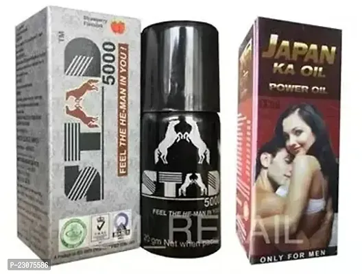 Ncy Stud 5000 Og 20Ml And Japan Oil 15 Ml For Long Timing Sexual Enjoy Spray And Oil Combo