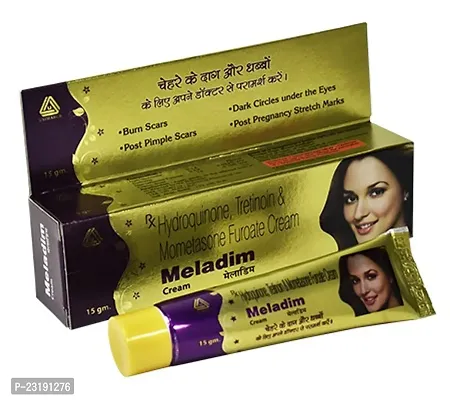 2 Pes Meladim Fairness Cream , Broadspectrum, UVA/UVB Protection, For All Skin Types Sun Screen Root Fruit Face Cream, for Anti Ageing, Dark Spot Removal, Skin Whitening  Brightening, Acne  Scars-thumb0
