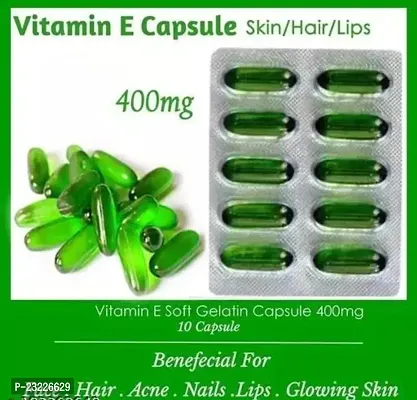 Aloe Vera and Vitamin E Face Capsules For Glowing Skin  ( PACK OF 3 )-thumb2