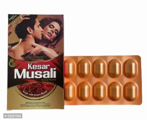 100% NATURAL Kesar Musali Capsule ( PACK OF 2 )