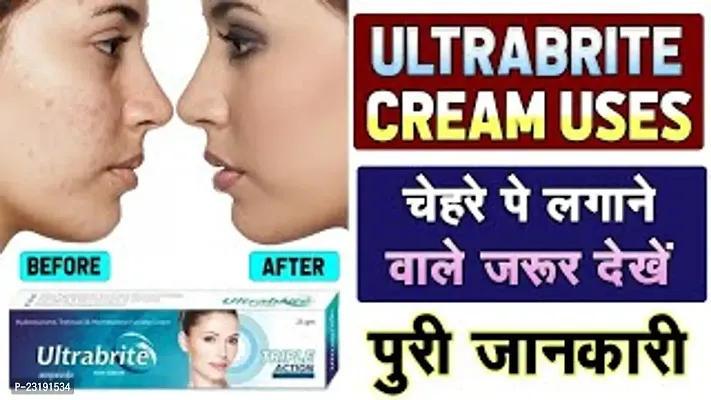 2 Pes Ultrabrite Fairness Cream , Broadspectrum, UVA/UVB Protection, For All Skin Types Sun Screen Root Fruit Face Cream, for Anti Ageing, Dark Spot Removal, Skin Whitening  Brightening, Acne  Scars-thumb3