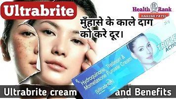 2 Pes Ultrabrite Fairness Cream , Broadspectrum, UVA/UVB Protection, For All Skin Types Sun Screen Root Fruit Face Cream, for Anti Ageing, Dark Spot Removal, Skin Whitening  Brightening, Acne  Scars-thumb1